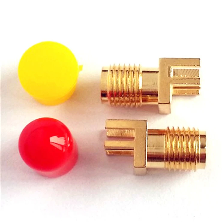 
Factory direct RF coaxial connector SMA-KE*1.2mm RF coaxial SMA for PCB installation Side plug Antenna mount 