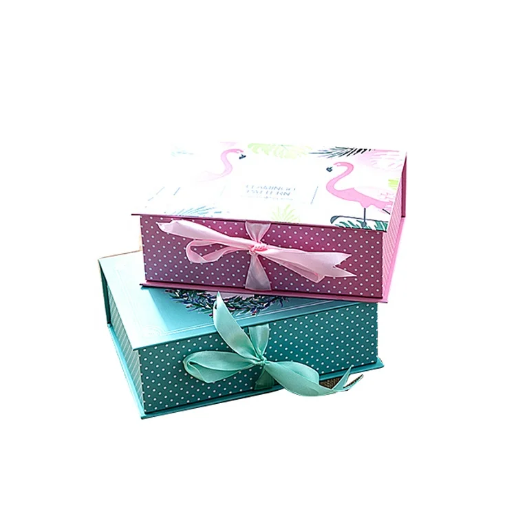 Top quality customized giftbox for sale album gift box with ribbon  knoting  for sale