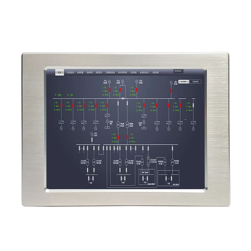 High Grade Factory Price New 8 Inch Small Size Resistive Touch Display Outdoor Display Monitor