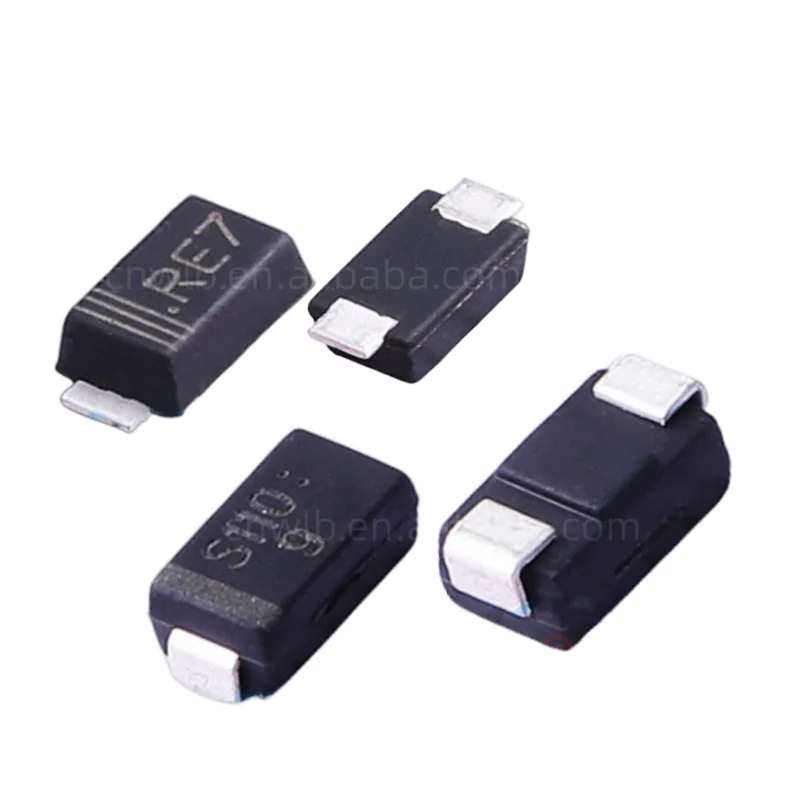 Electronic components ics diode 400V 35ns smd Rectifiers diodes 400V 1A Fast Recovery diodes S0D-123-FL