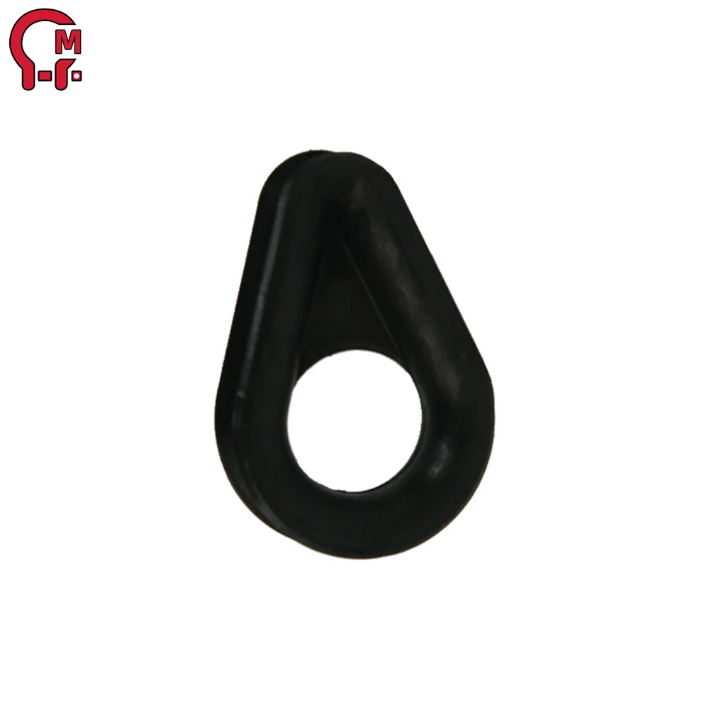 HLM Nylon Rope Thimble White Nylon Plastic Thimble for 12/16mm Nylon Cord Plastic Rope Thimble
