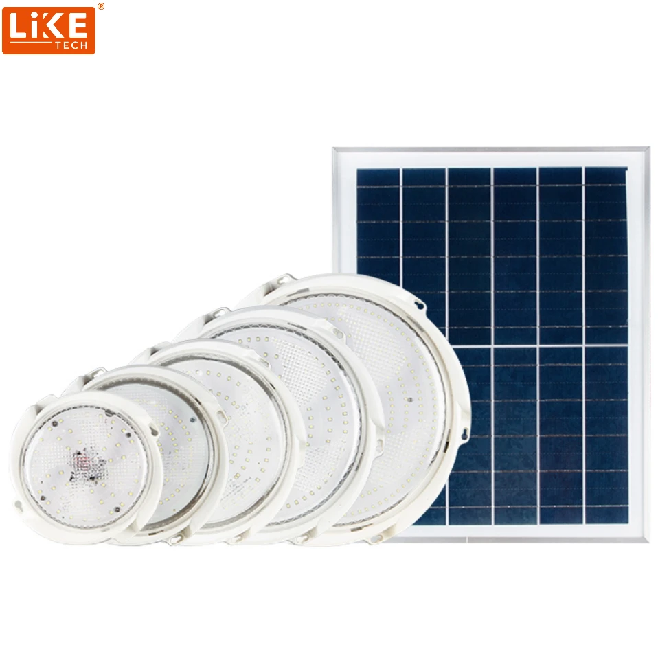 LikeTech 60W 100W 200W 400W 600W Outdoor Indoor Lighting LED Solar Ceiling Light
