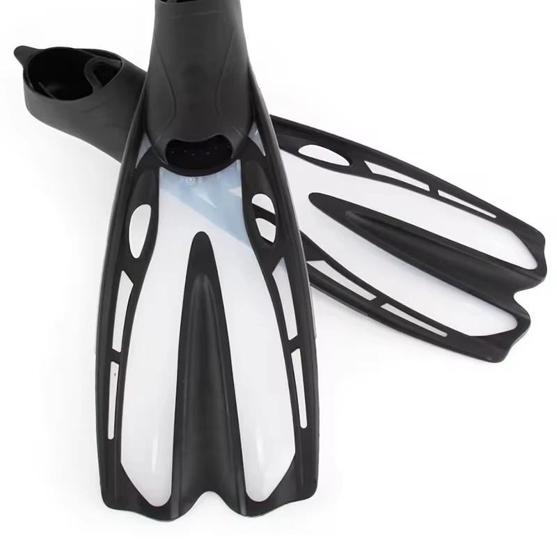 Long Blade Scuba Dive Flippers Free Diving Snorkeling Fins Carbon Fiber TPR Dive Shoes