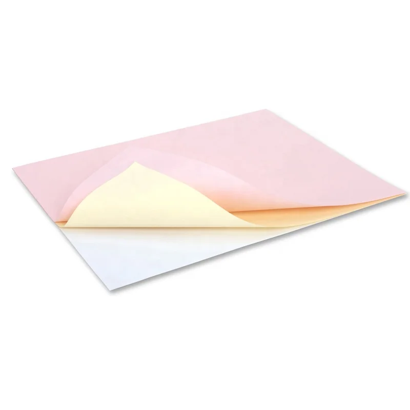 China Mixed Colors Carbonless NCR Paper 50gsm, 55gsm, 60gsm