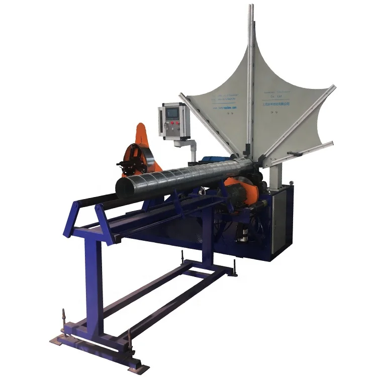 Spiro steel pipe and tube making machine