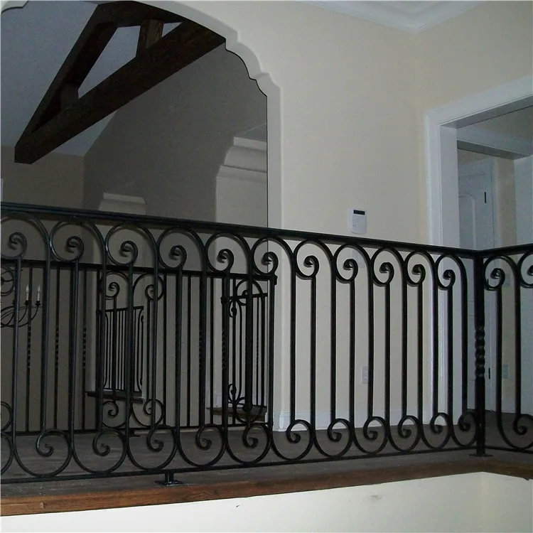 Verified factory simple design steel balcony railing / Stair railing / deck railing / handrails