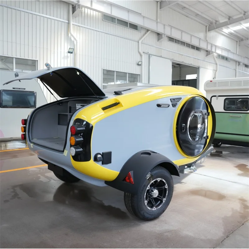 Mini-camp Off Road Camping Trailer With Camping Trailer Tent For Sale