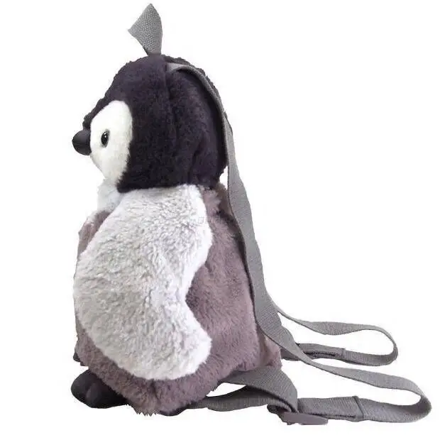 Small Backpack Women Custom Cute Soft Penguin Doll Cartoon  Large Capacity Stuffed Animal Girls Children Kids Plush Backpack