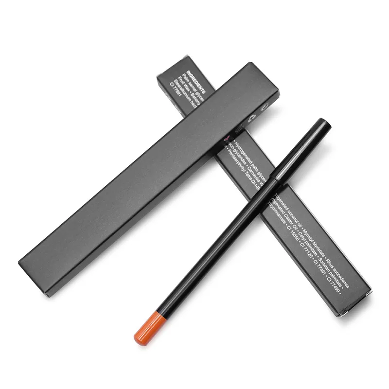 Low Moq Wholesale Private Label Waterproof Lip Pencil  Lipliner Makeup