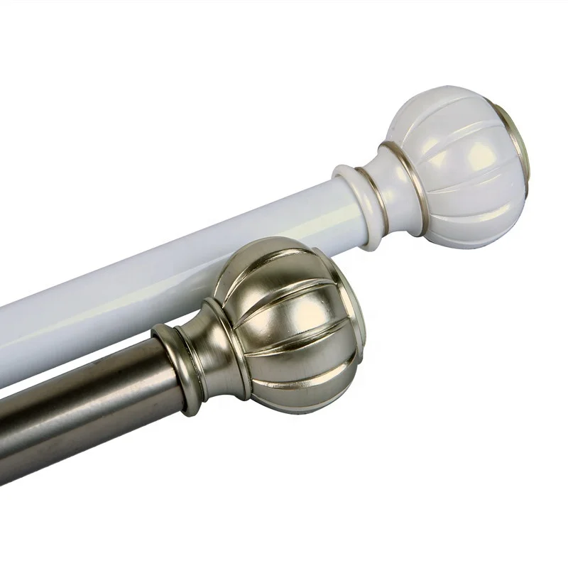 
New design power coating modern resin shower curtain rod 