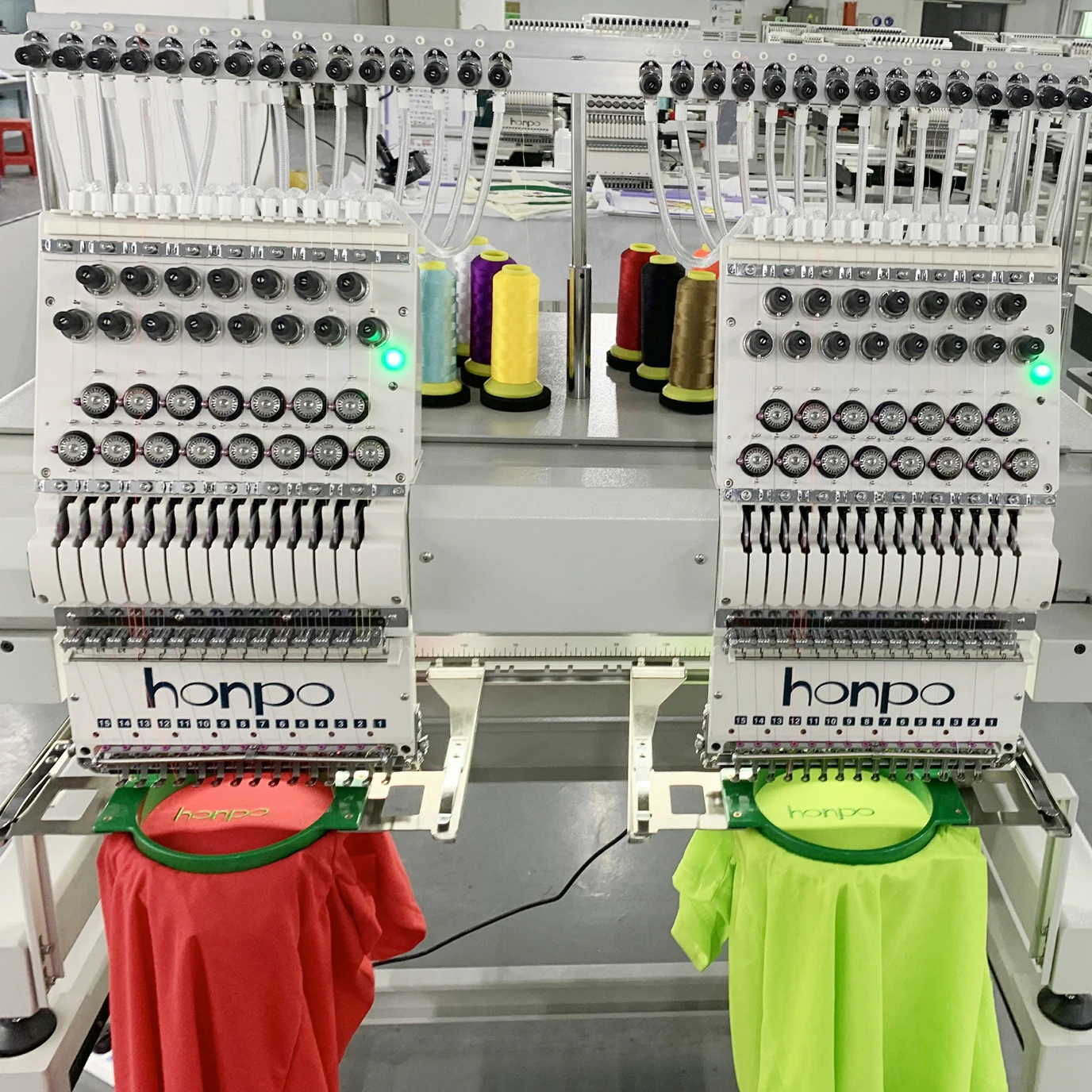 12/15 needles two Heads Embroidery Machine Sewing Apparel Embroidery 2 head embroidery machine computerized