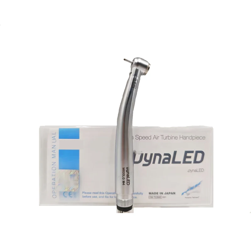 Dental Handpiece Dy-naled LED High Speed Self-powered Air Turbine contra angle 2/4Holes Standard dental surgical instruments