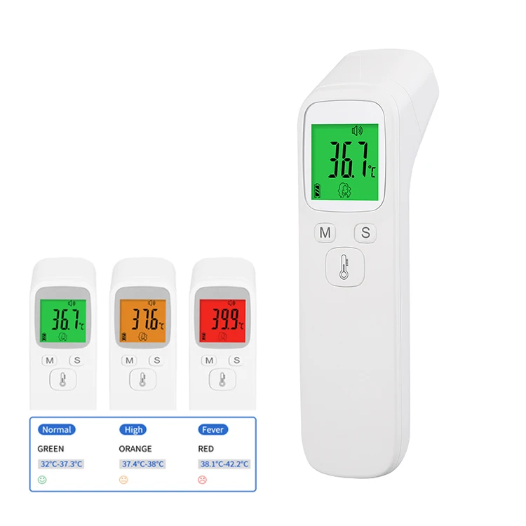 
Hot Sale Baby Adult Digital Multi Functional Thermo Gun Infrared Forehead Clinical Thermometer Non-Contact 