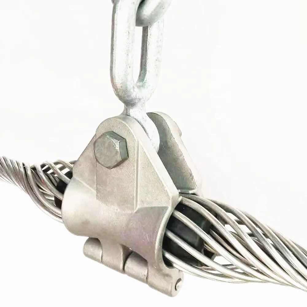 Электрические аксессуары, подвесной зажим для воздушной линии Opgw