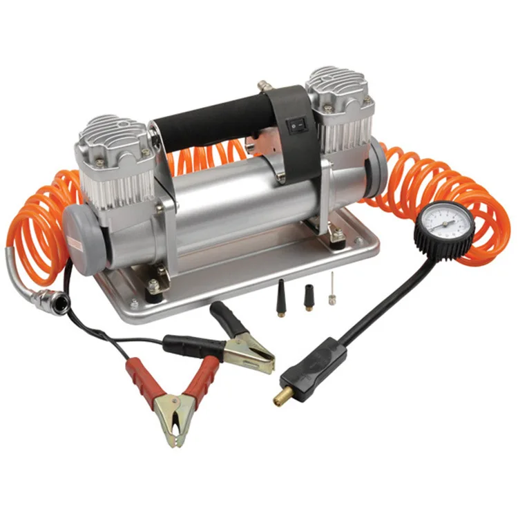 DC12V mini car portable air compressor pump tire  inflator