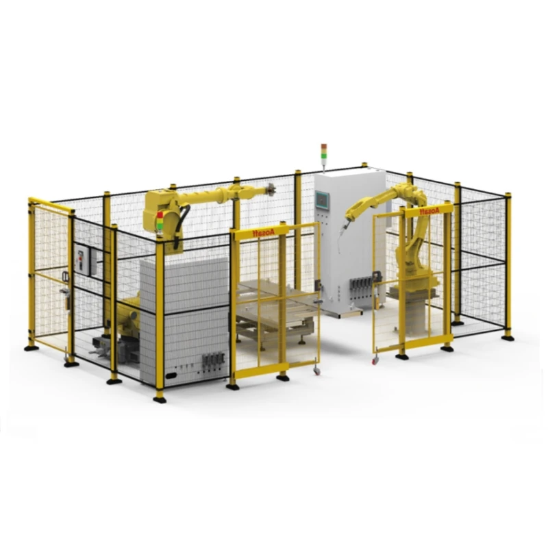 Infinity Engineering Services Industrial-Style Safety Fence Farms Easily Assembled Steel Rail Fence Welded Wire Industrial