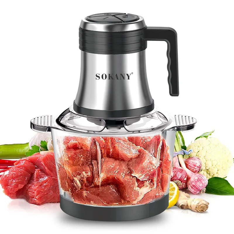 Электрическая мясорубка sokany из нержавеющей стали 7026 л 10 12 Кухонный