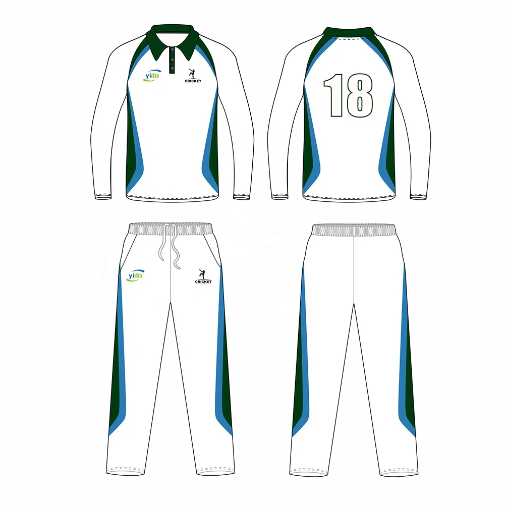 2022 cricket uniform custom polyester polo shirt sublimated cricket jersey design