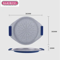 BAKEBOSS Home Product Foodservice Pizza Pan/Tray Wide Rim non-stick pizza pan baking tray
