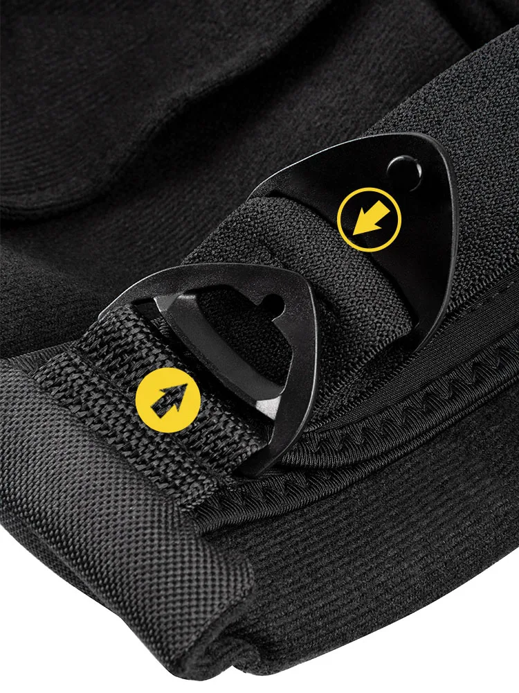 SULAITE Reflective 4pcs Motocross Kit Elbow & Knee Pads Knee Pads Motor Bike Motorcycle Knee Protector