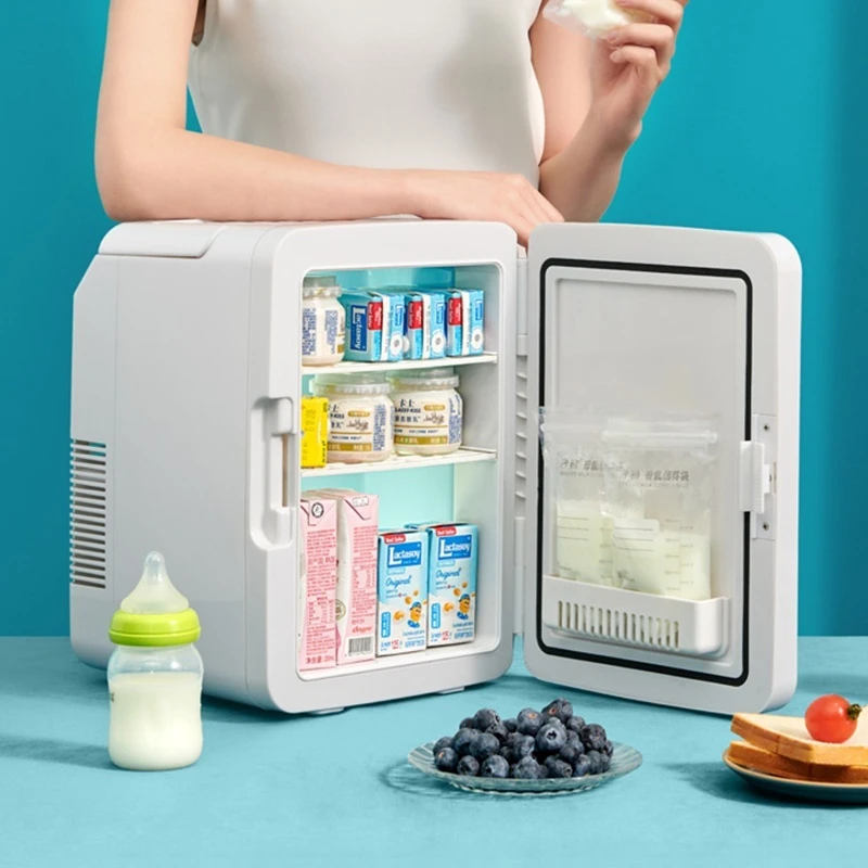 Wholesale 12L Portable Cosmetics fridge Mini fridge with intelligent digital display and temperature control