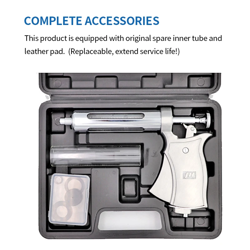 50ml semi-automatic adjustable continuous syringe veterinary syringe gun for poultry injection