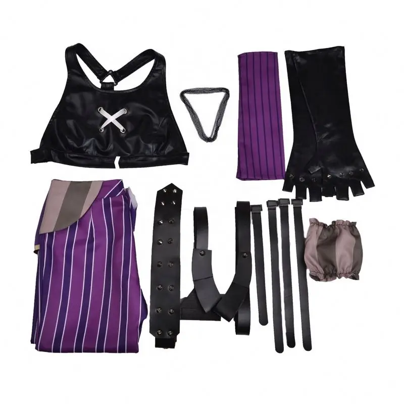 Wholesale Game Cosplay Suits Halloween Party Dress up Sets Anime Performance Wear Luxanna of LOL Costume