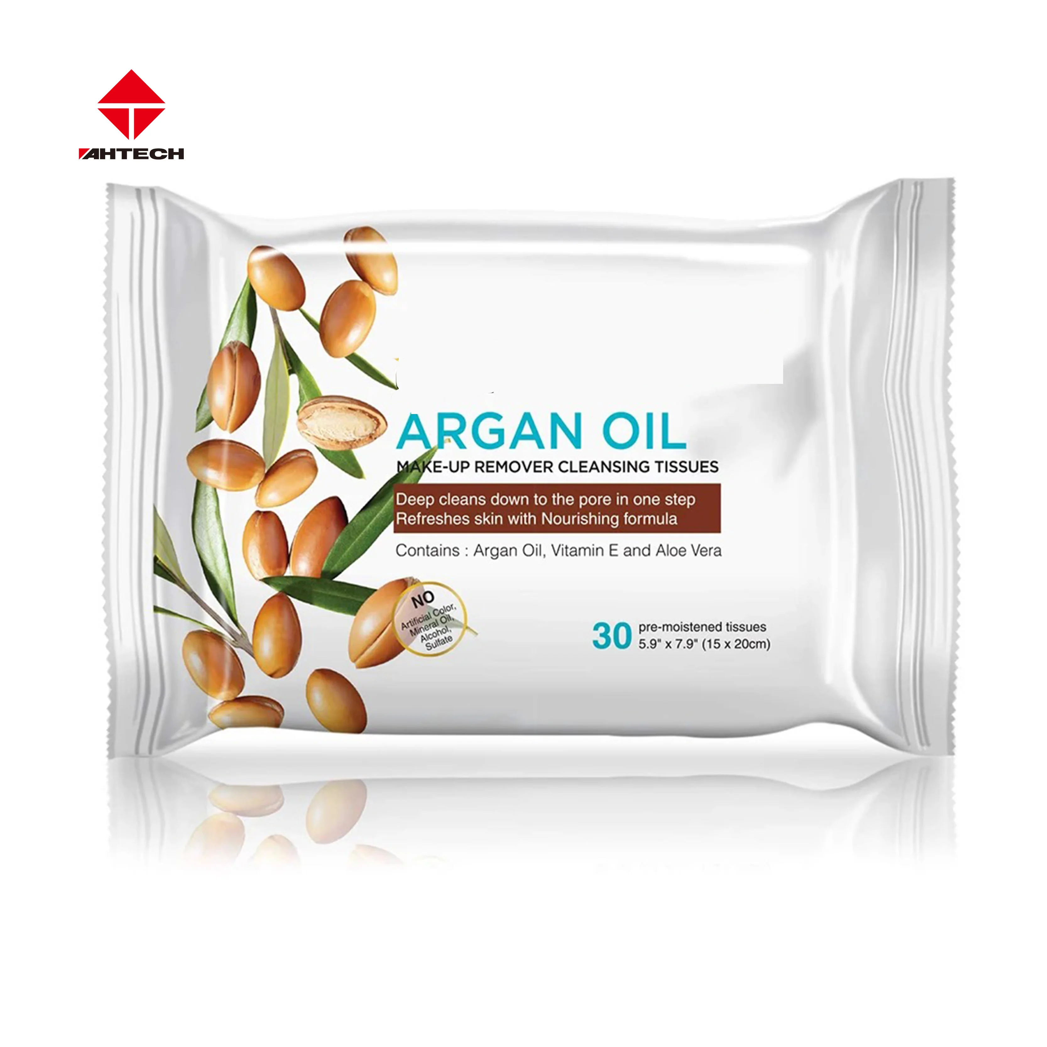 Nonwoven Fabric Make-Up Removal Wipes Wet Refresh Tissue Cotton Facial Wipe Tissue