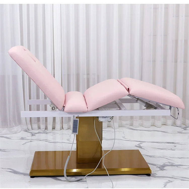 Factory Luxury Electric Beauty B Modern Salon Esthetician Curve Chair Eyelash Spa Lash Treatment Facial Bed Massage Table Hotels