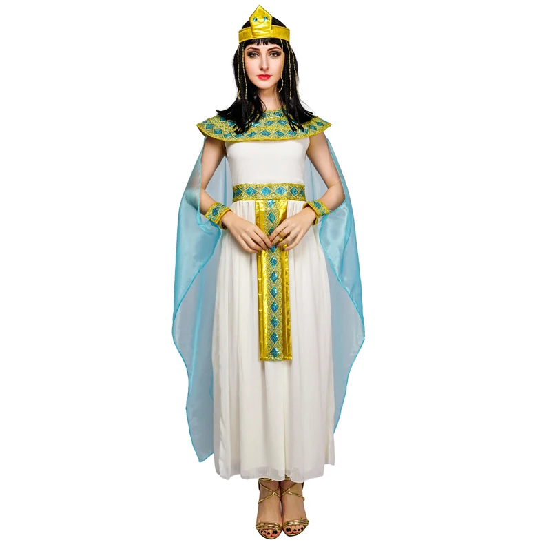 Halloween  Party Fancy Dress Ancient national style  Queen Of The Nile Cleopatra Costume