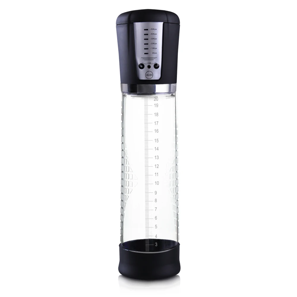 
Electric USB Charging Press-button control Speed Penis Pump Penis Enlargement Vacuum Pump Penis Extender Adult Product for Men 