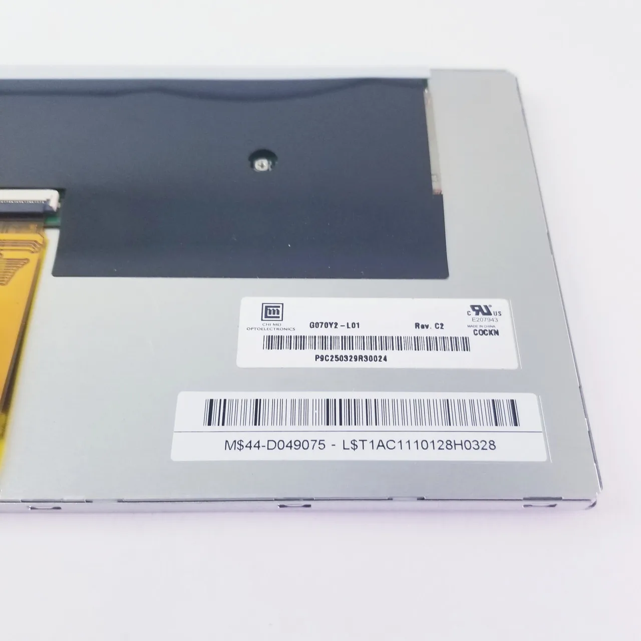 Innolux 7 Inch LCD Module 800*480 LVDS Interface G070Y2-L01 Brightness 500 CD For Industrial and Car Display Using
