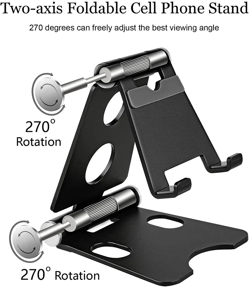 Factory Price Desk Folding Mobile Phone Holder Stand Aluminium Tablet Stand Bracket Cell Phone Holder Display Support For Table