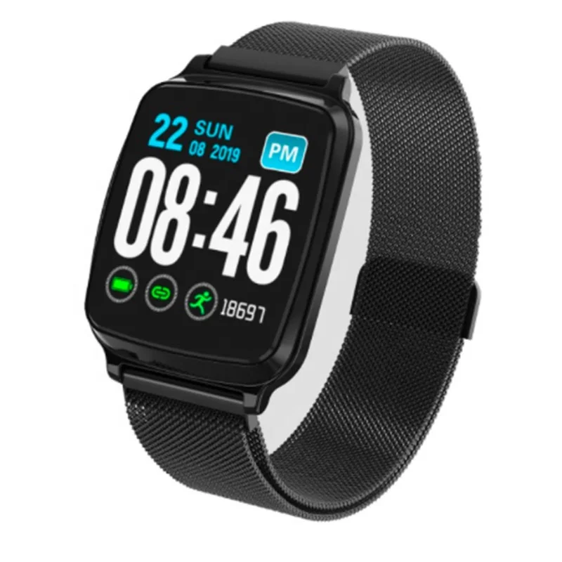 Branded digital smart watch app without sim card metal strap blood pressure control water proof high quality sport smart watch
