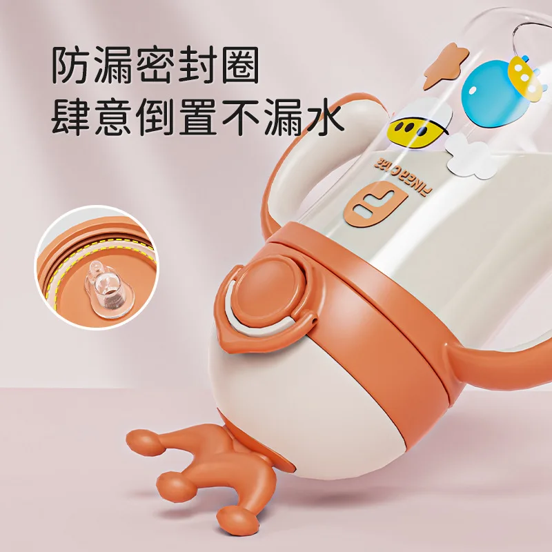 Детская чашка на присоске с ручкой для питья более 6 месяцев защита от удушья утечки капель детская вода