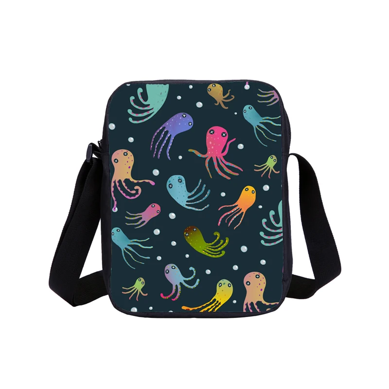 Детская сумка-мессенджер через плечо с мультяшным 3D-принтом на заказ