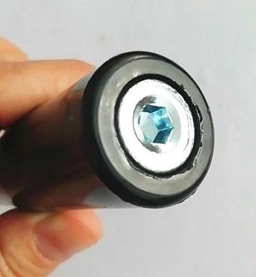 Machine handle M8 male Thread Stem Bekelite Rotating hand knob Tapered  revolving handle