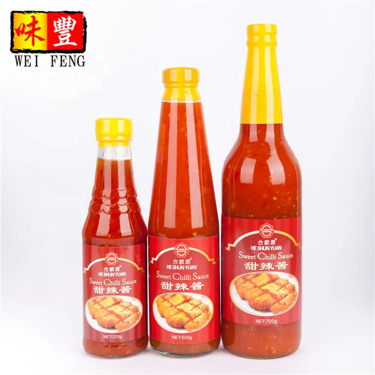 Private Label Brand OEM Factory HACCP BRC Halal Certification Red Chili Paste 500g Hot Spicy Sweet Chilli Sauce