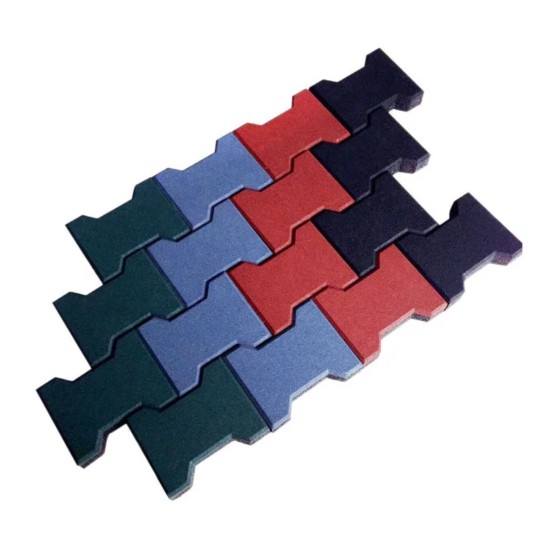 Уличная резиновая плитка для дома