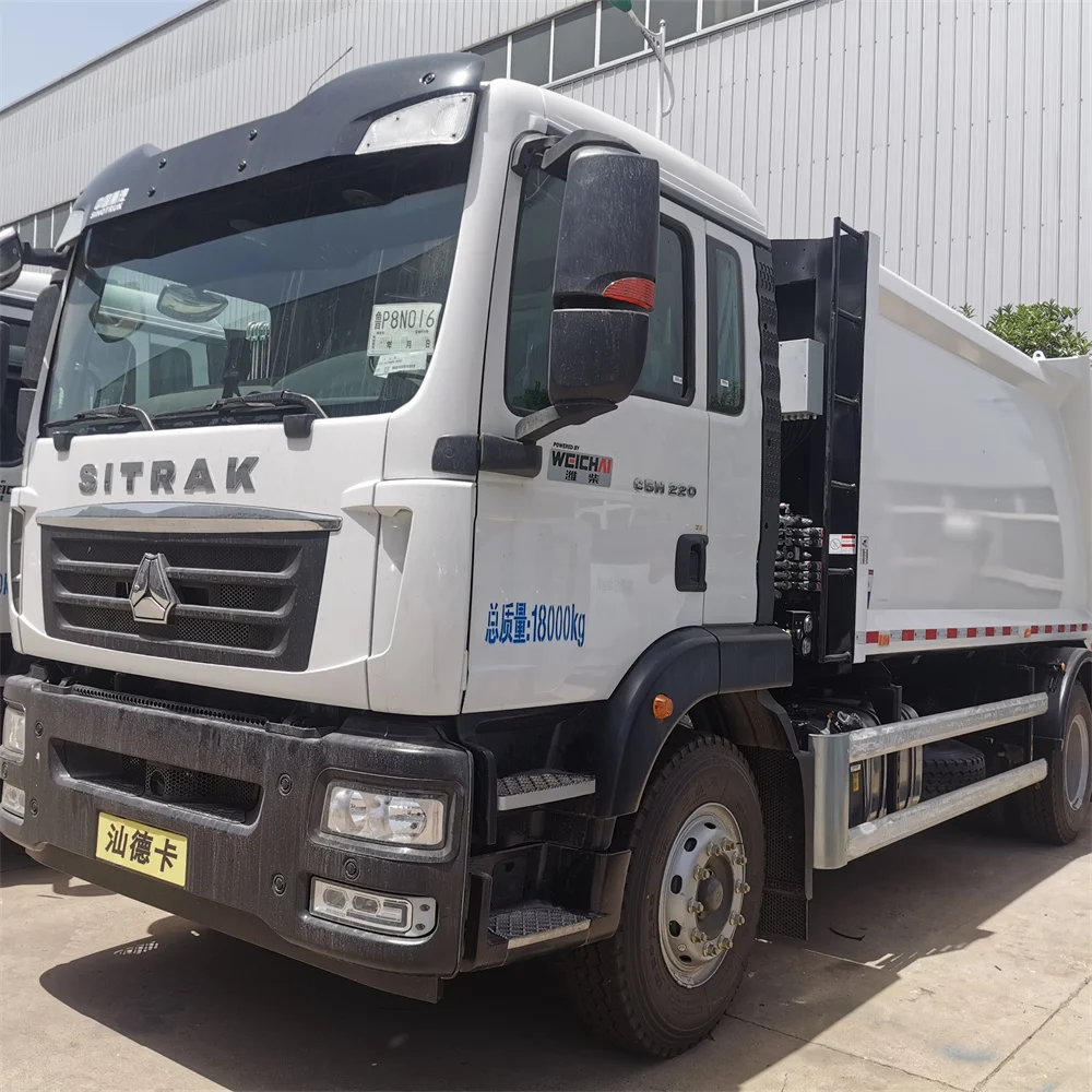HOWO New Free shipping China Suppliers Compressor Garbage truck  Compressed Garbage Truck for sale in Saudi Arabia