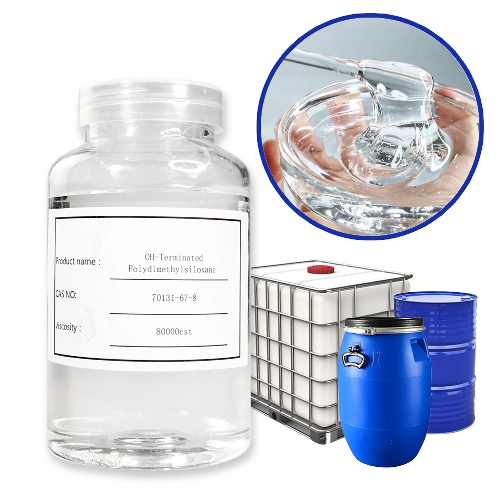 Chemical Auxiliary Agent Silicon PS 255 fluid transparent liquid Methyl Vinyl Silicone Gum for sealing materials