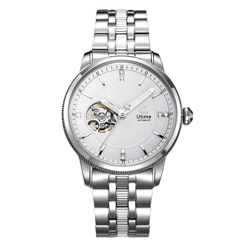UTIME Factory supply Customize Luxury Mechanical Wristwatches Men Watches High quality Stainless Japan movement Automatic U0035G