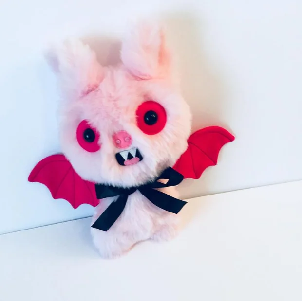 Свинья летучая мышь плюшевая игрушка-странные мягкие животные-мутант-арт кукла-свинка плюшевая-каваи плюшевые-жуткие милые игрушки