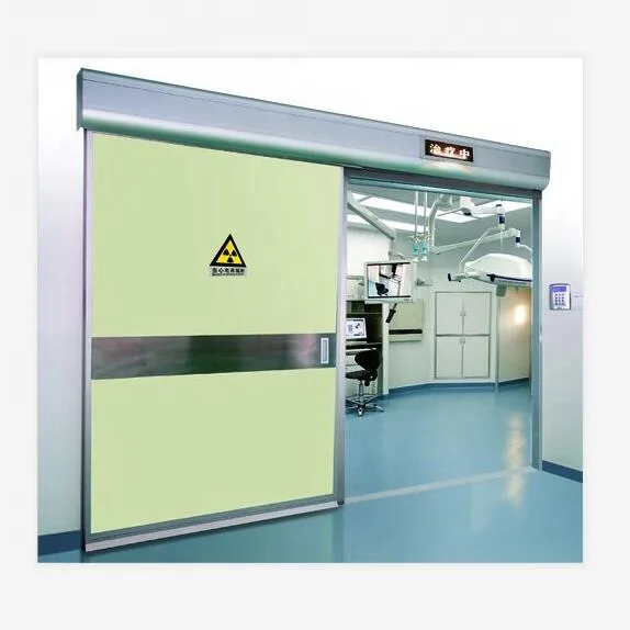 Lead Lined sliding door for CT room