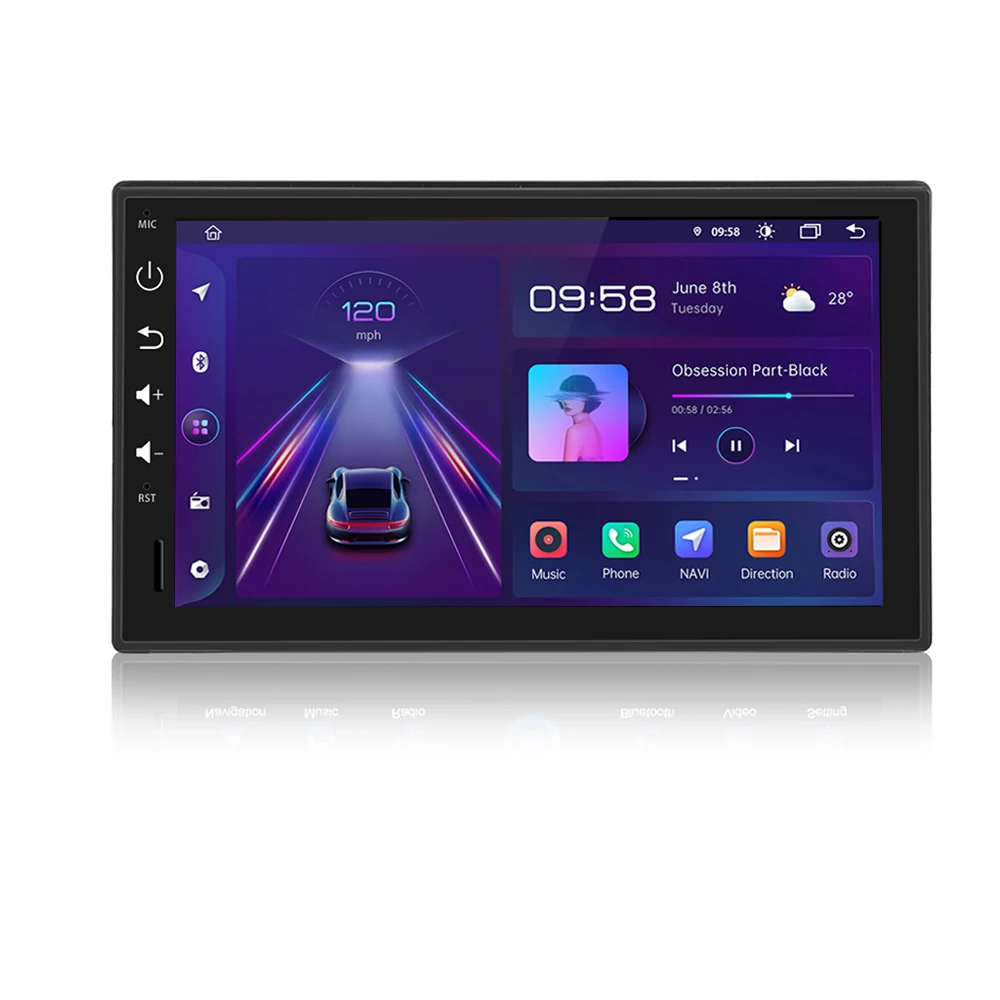 Android 9 System Multimedia 7 inch DVD Radio 2+32GB Wireless GPS Radio Car DVD Player