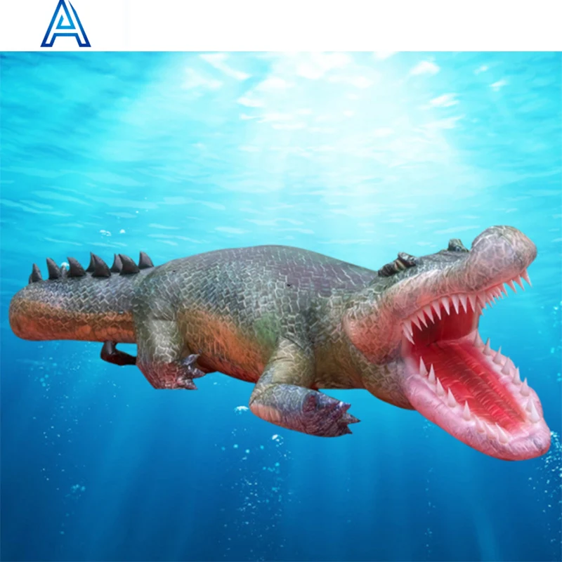 Stage property mall amusement park zoo street square decoration inflatable crocodile model for cartoon model