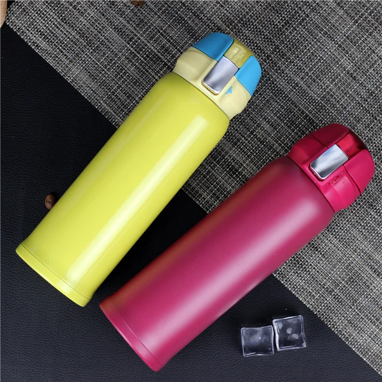 High quality stainless steel vacuum flask water bottle colorful bottle fashion bottle for gift