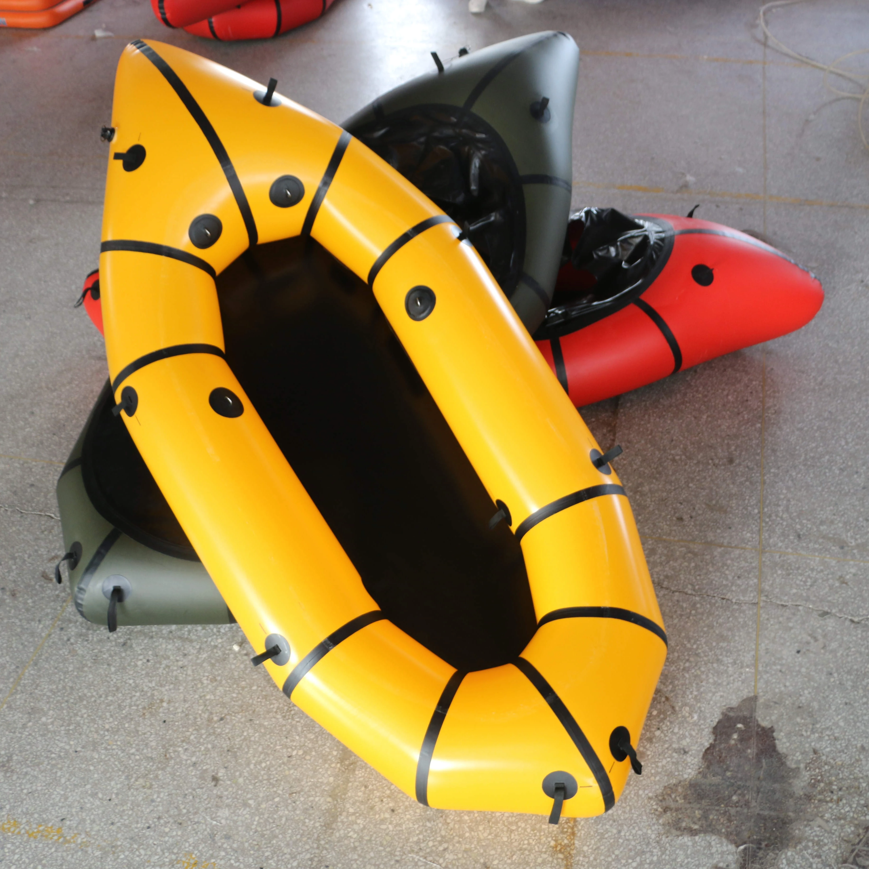 OEM light weight 420D TPU 1-Person folding inflatable packraft