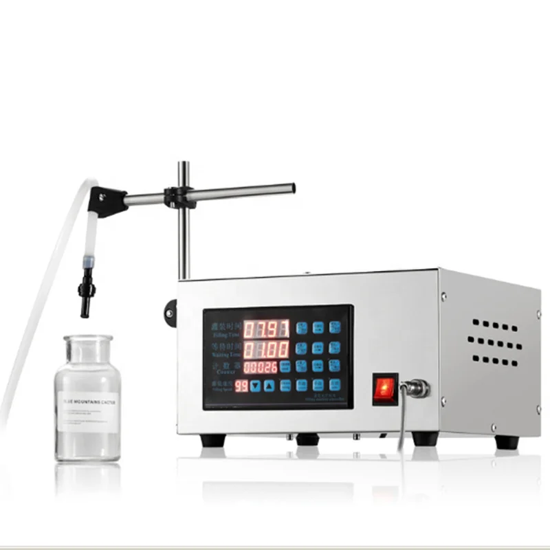 High Accuracy Semi-automtic Electric Glass Drink Perfume Bottle Filling Liquid Filling Machine