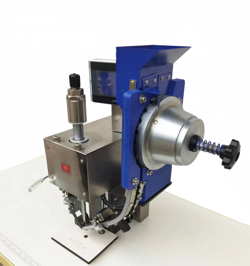 Raincoat button riveting machine Baseball jacket button riveting machine RN-DKJS Leather nailing machine